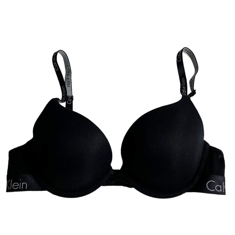 Calvin Klein Lightly Lined Padded Black Bra